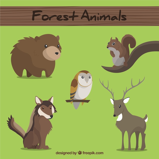 Download Forest animals Vector | Free Download