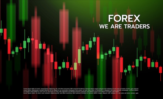Forex  concept stock exchange and trader Premium Vector