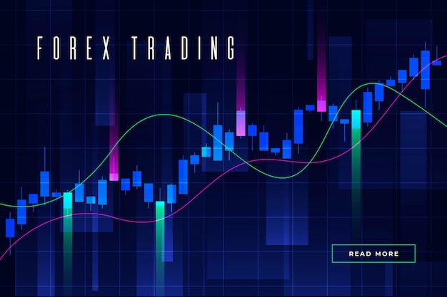 Forex trading background | Free Vector