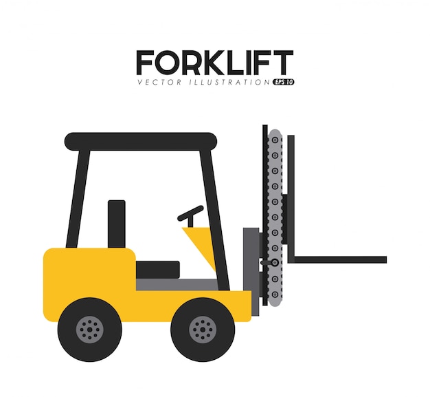 Premium Vector Forklift Icon