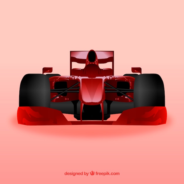 Free Vector Formula 1 Racing Car With Realistic Design