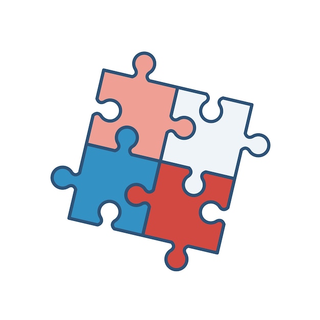 premium-vector-four-interlocked-jigsaw-puzzle-pieces-isolated-on-white