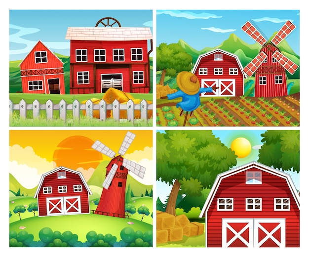 Paisaje Granja Images Free Vectors Stock Photos Psd