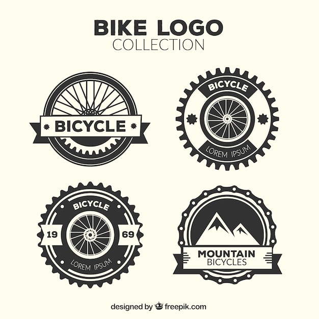 Download Free Download Free Four Vintage Bicycle Logos Vector Freepik Use our free logo maker to create a logo and build your brand. Put your logo on business cards, promotional products, or your website for brand visibility.