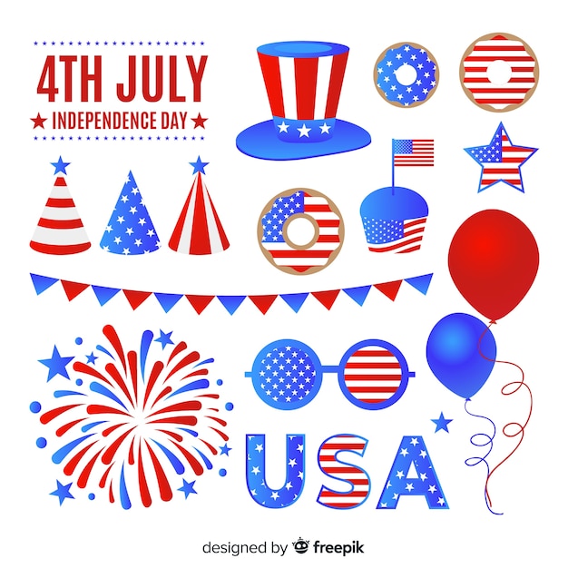 4th July Vector 4th Of July Background — Stock Vector