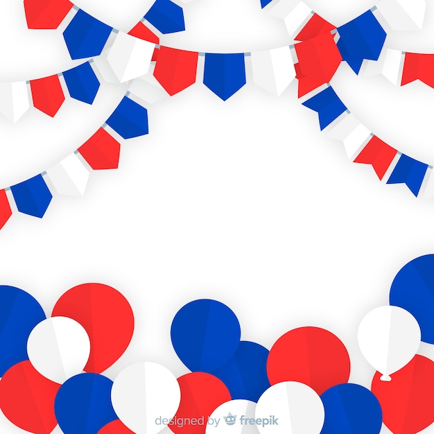 Fourth of july festive background | Free Vector