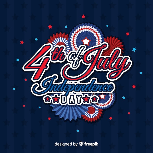 Fourth Of July Free Vector