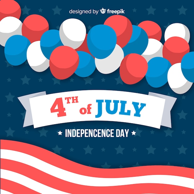 Free Vector | Fourth of july