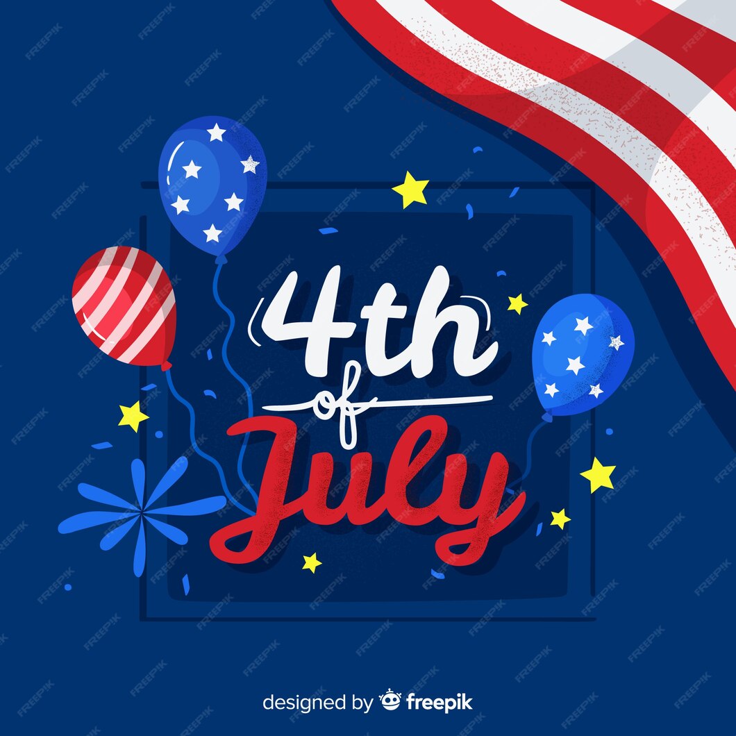 Free Vector Fourth of july