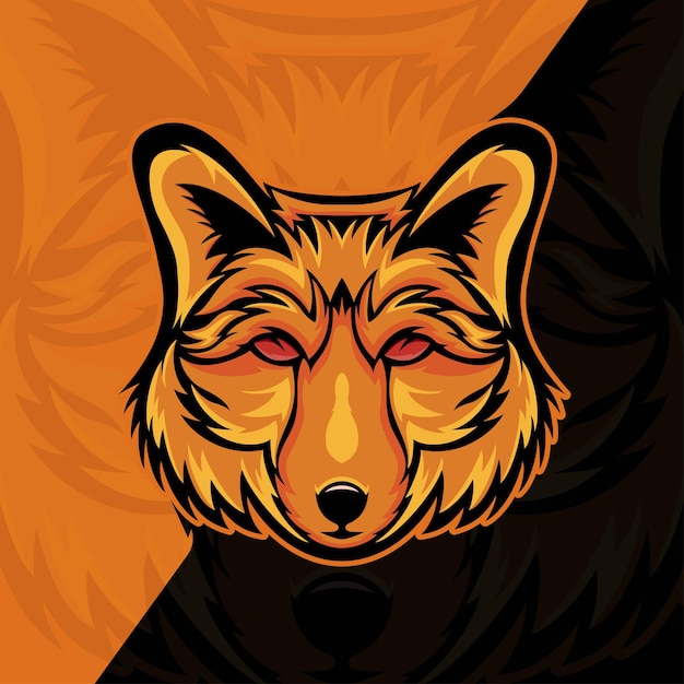 Premium Vector | Fox head vector mascot illustration