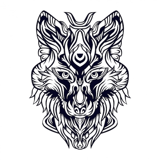 Premium Vector | Fox hunter illustration