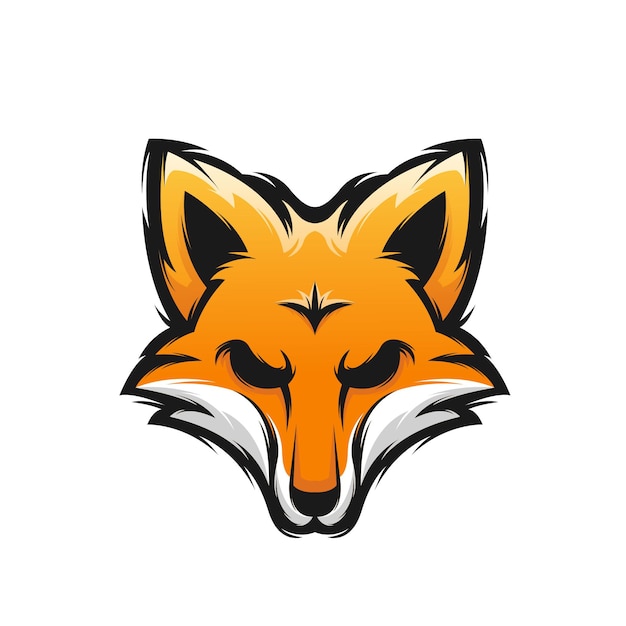 Fox logo design | Premium Vector