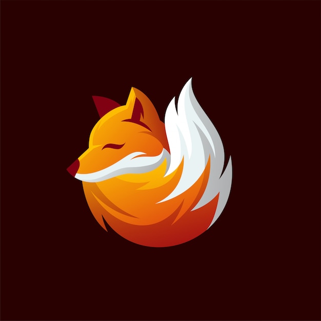 Premium Vector | Fox logo design