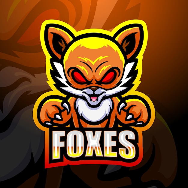 Premium Vector | Fox mascot illustration