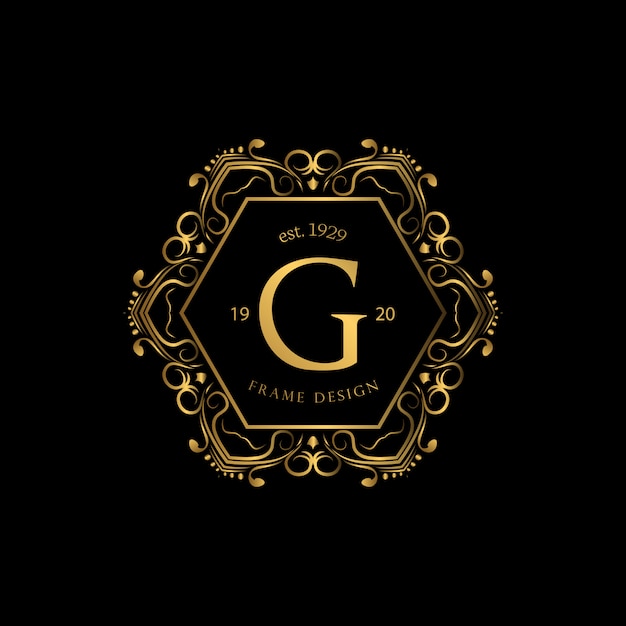 Download Free Frame Luxury With Golden Color Logo Premium Vector Use our free logo maker to create a logo and build your brand. Put your logo on business cards, promotional products, or your website for brand visibility.
