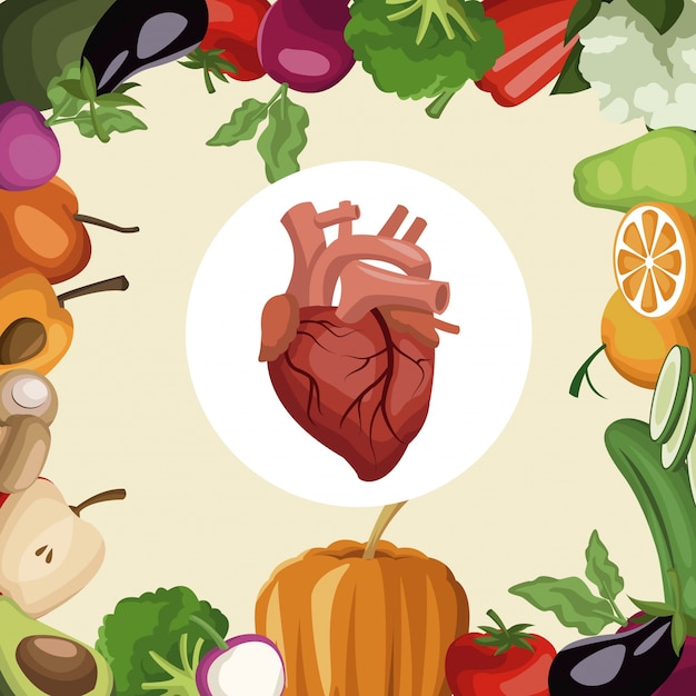 Healthy Food Heart Clipart | Healthy Food Recipes