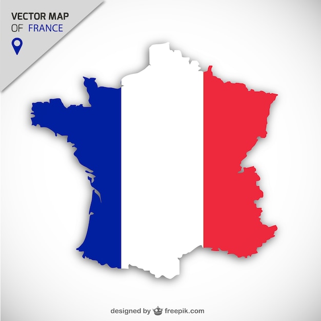 Powerpoint Templates French Flag