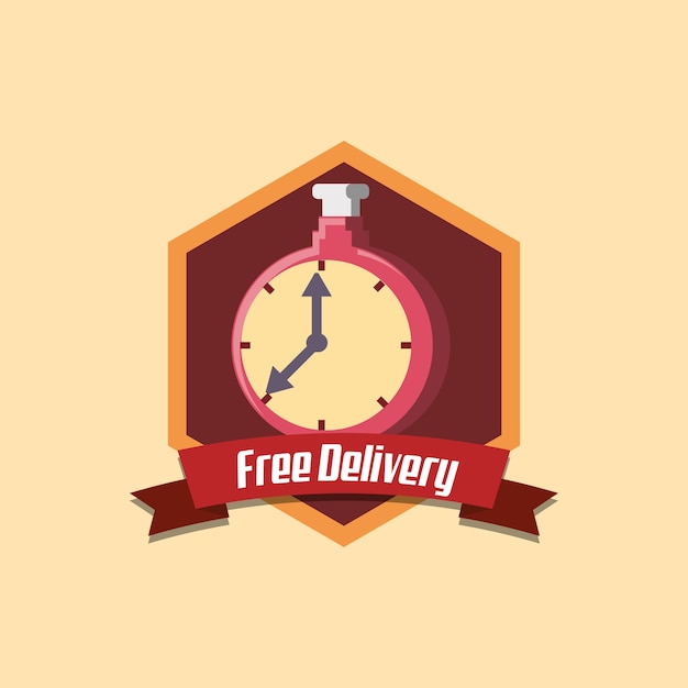 Download Free Free Delivery Design With Chronometer Icon Premium Vector Use our free logo maker to create a logo and build your brand. Put your logo on business cards, promotional products, or your website for brand visibility.