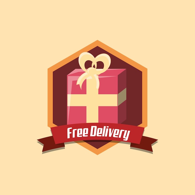 Download Free Free Delivery Design With Gift Box Icon Premium Vector Use our free logo maker to create a logo and build your brand. Put your logo on business cards, promotional products, or your website for brand visibility.