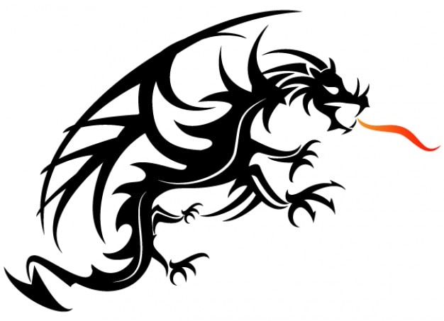 Free dragon vector art