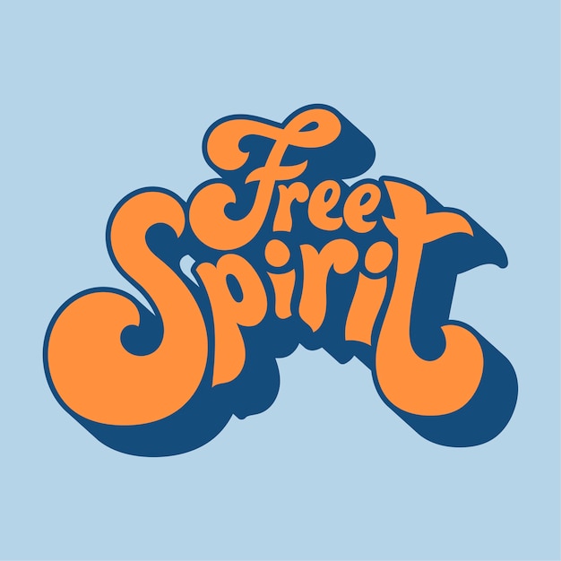 Download Free Download Free Free Spirit Typography Style Illustration Vector Use our free logo maker to create a logo and build your brand. Put your logo on business cards, promotional products, or your website for brand visibility.
