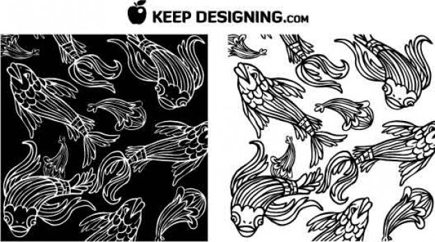 Free Vector Art | Clip Art Graphics | Fish\
Design Wallpaper Vectors