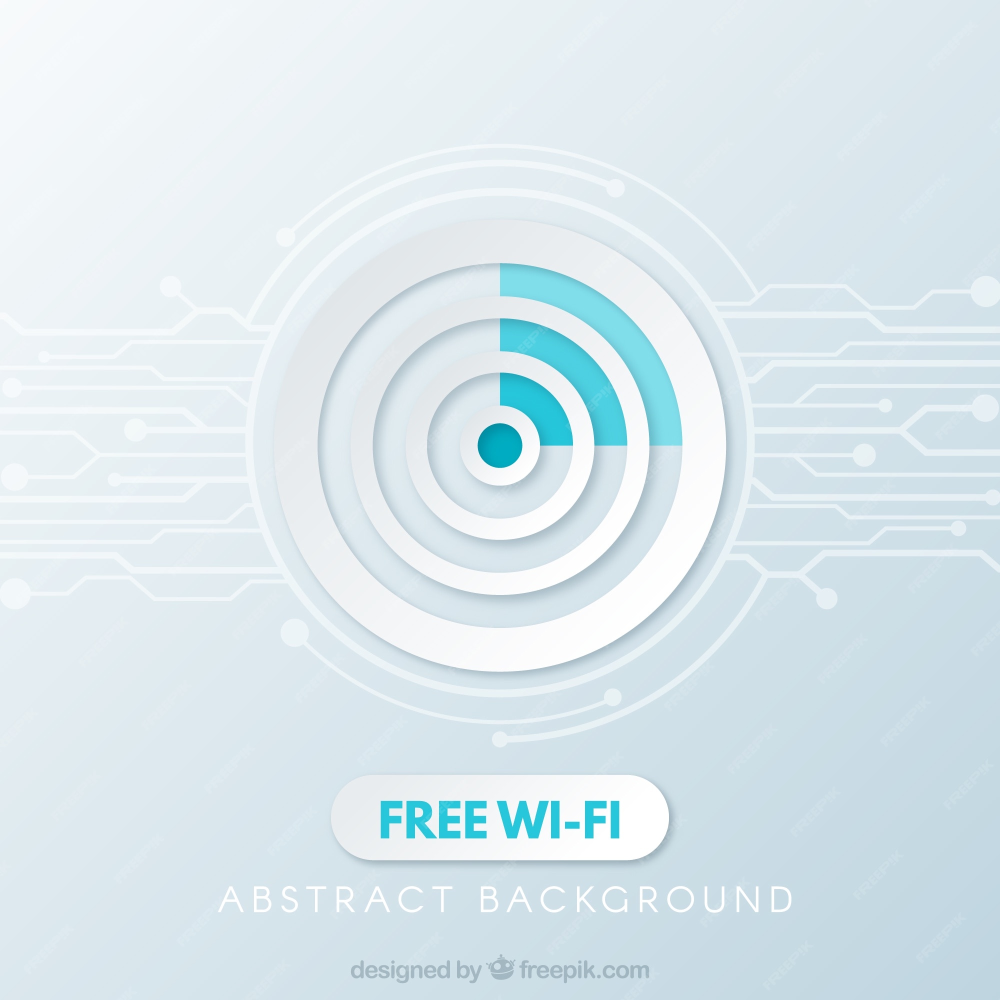 Premium Vector | Free wifi background