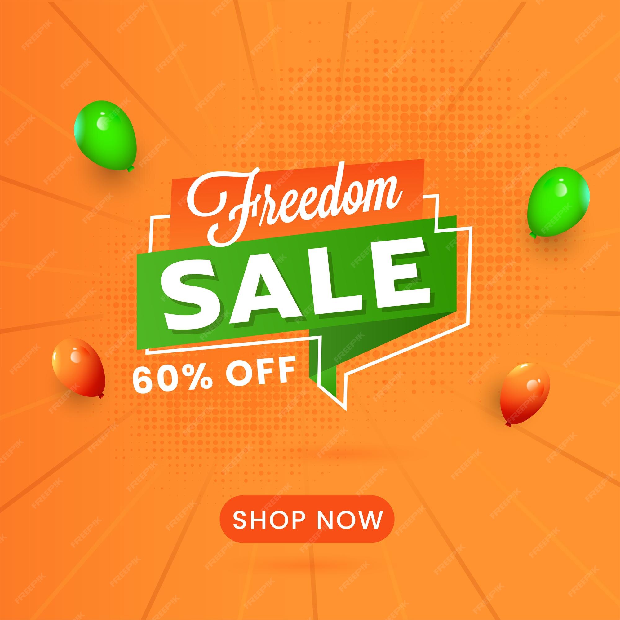 premium-vector-freedom-sale-poster-design-with-60-discount-offer-and