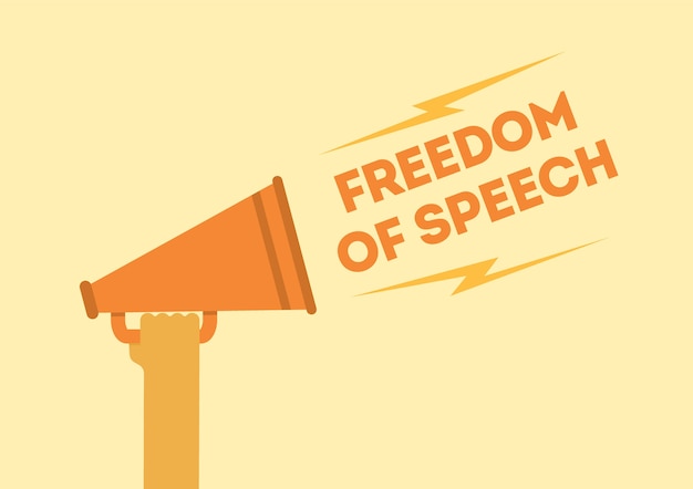 Premium Vector Freedom Of Speech