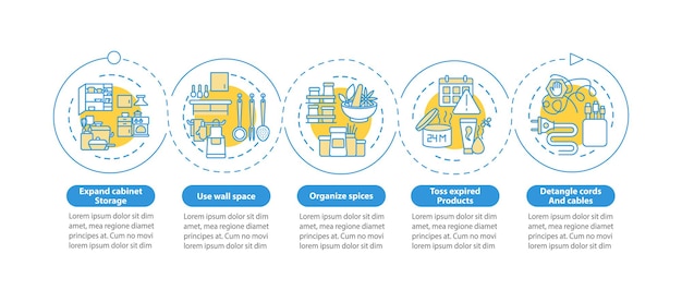 Premium Vector | Freeing up storage space infographic template ... image.