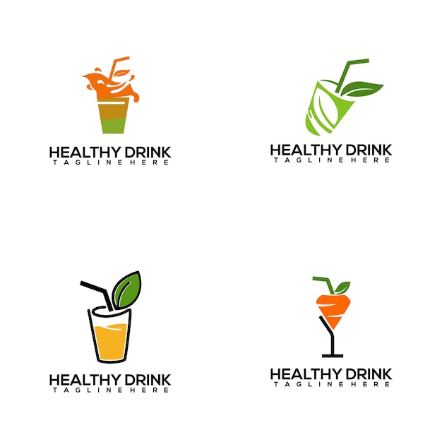 Download Juice Bar Logo Design Ideas PSD - Free PSD Mockup Templates