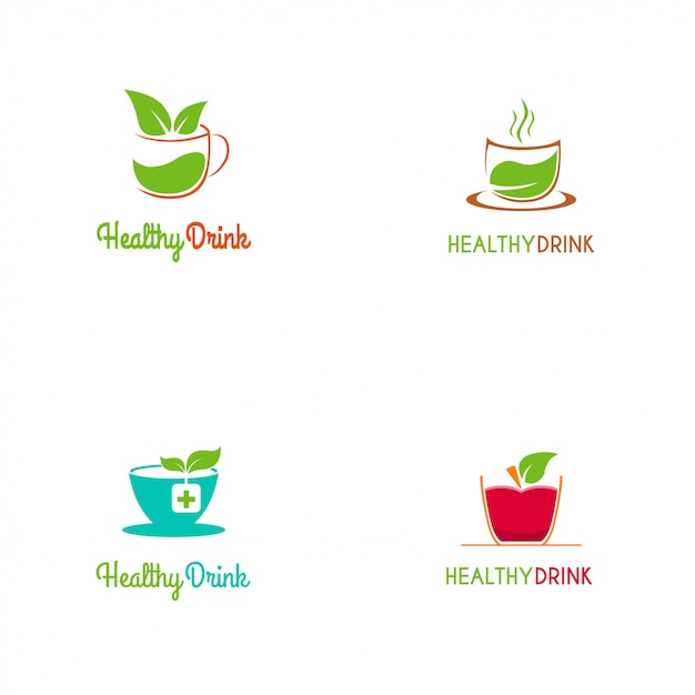 Download Free Fresh And Colorful Healthy Drink Logo Template Premium Vector Use our free logo maker to create a logo and build your brand. Put your logo on business cards, promotional products, or your website for brand visibility.
