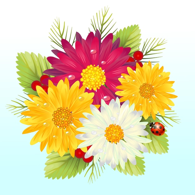 Free Free 164 Vector Daisy Flower Svg SVG PNG EPS DXF File