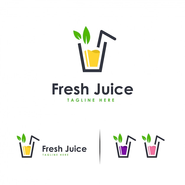 Download Free Fresh Juice Logo Sweet Drink Logo Premium Vector Use our free logo maker to create a logo and build your brand. Put your logo on business cards, promotional products, or your website for brand visibility.