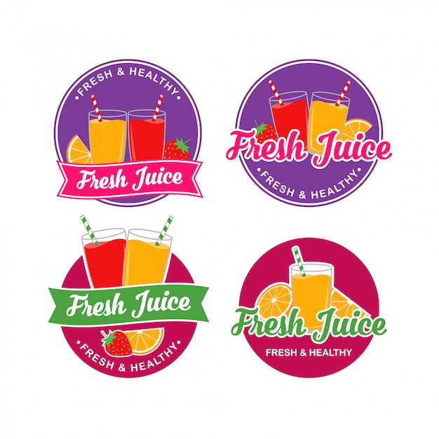 Download Free Fresh Juice Logo Vector With Badge Design Premium Vector Use our free logo maker to create a logo and build your brand. Put your logo on business cards, promotional products, or your website for brand visibility.