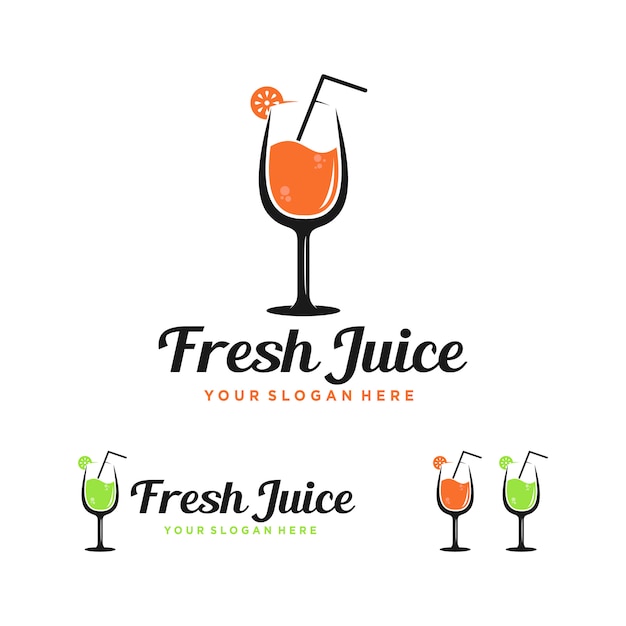 Download Free Fresh Juice Modern Logo Design Inspiration Premium Vector Use our free logo maker to create a logo and build your brand. Put your logo on business cards, promotional products, or your website for brand visibility.