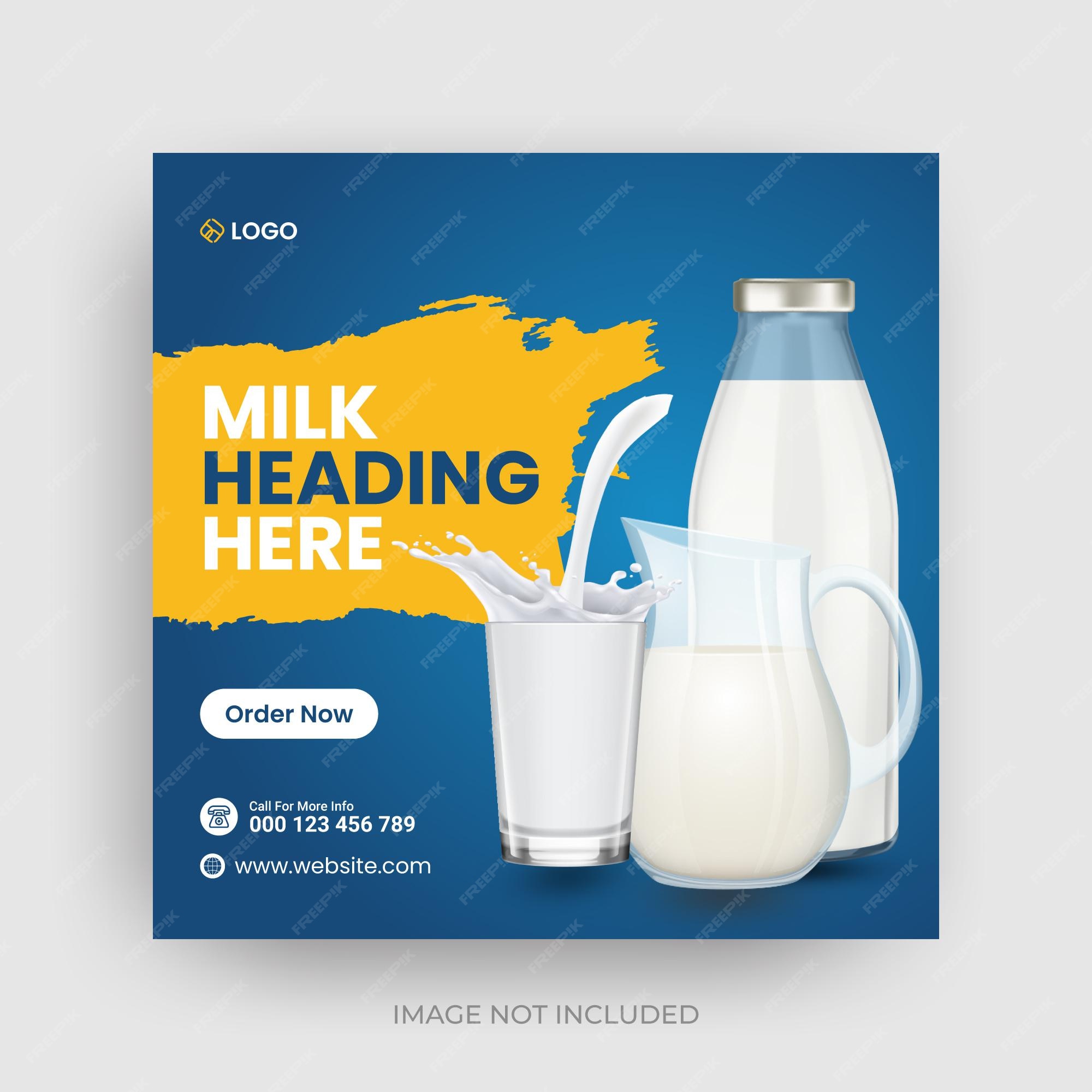 premium-vector-fresh-milk-product-social-media-post-banner-template