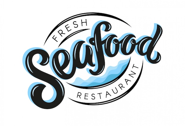 Download Free Fresh Seafood Restaurant Logo Premium Vector Use our free logo maker to create a logo and build your brand. Put your logo on business cards, promotional products, or your website for brand visibility.