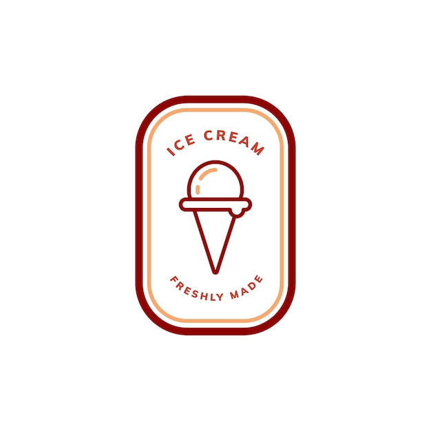 Download Free Download This Free Vector Freshly Made Ice Cream Logo Vector Use our free logo maker to create a logo and build your brand. Put your logo on business cards, promotional products, or your website for brand visibility.
