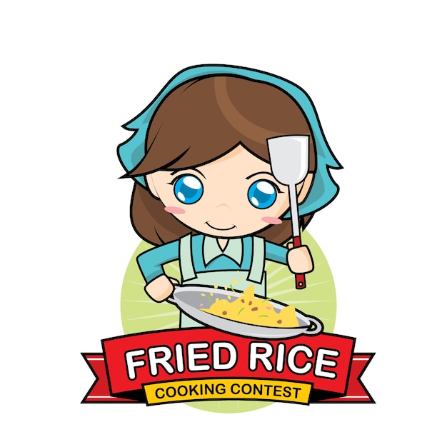 fried-rice-cooking-contest-vector-premium-download