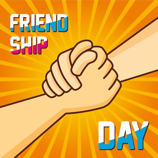 Premium Vector Friend ship day