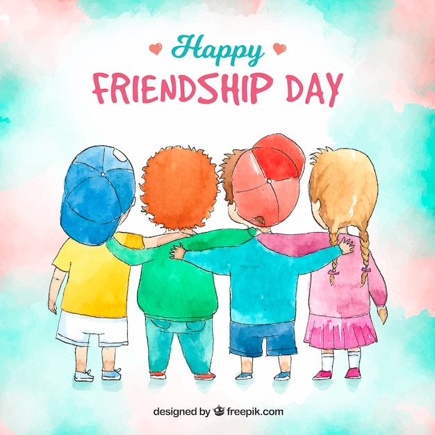 Download Free Download Free Friendship Day Background With Kids Vector Freepik Use our free logo maker to create a logo and build your brand. Put your logo on business cards, promotional products, or your website for brand visibility.
