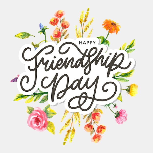 Download Free Friendship Day Illustration With Text And Elements For Celebrating Use our free logo maker to create a logo and build your brand. Put your logo on business cards, promotional products, or your website for brand visibility.