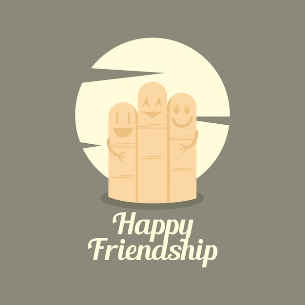 Premium Vector | Friendship illustration