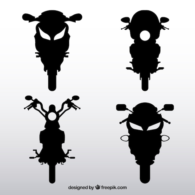 Premium Vector Front Motorcycles