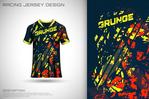 Premium Vector | Front racing shirt design sports design for racing ...