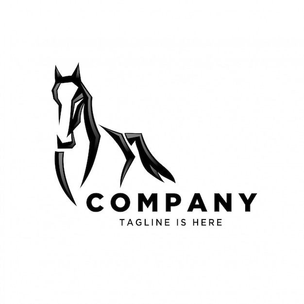 Download Free Front View Running Horse Logo Premium Vector Use our free logo maker to create a logo and build your brand. Put your logo on business cards, promotional products, or your website for brand visibility.