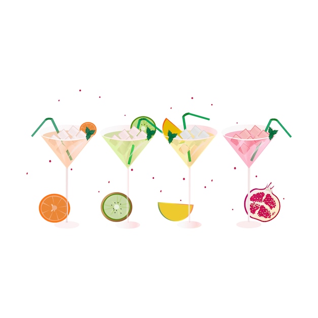 Fruit cocktail collection
