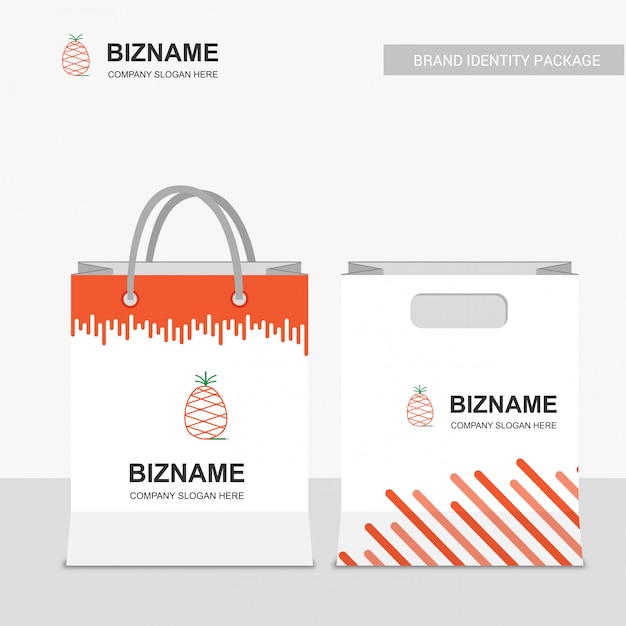 Download Free Fruit Company Logo And Shopping Bag Free Vector Use our free logo maker to create a logo and build your brand. Put your logo on business cards, promotional products, or your website for brand visibility.