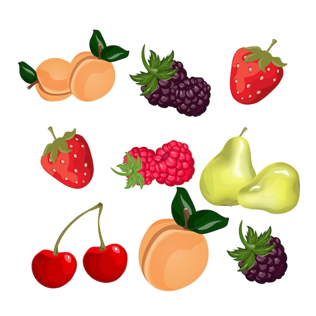 Fruit design collection | Free Vector